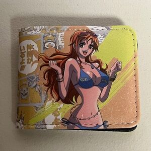 One Piece Nami Faux Leather Wallet Cat Burglar New Anime Manga Luffy Cash Holder